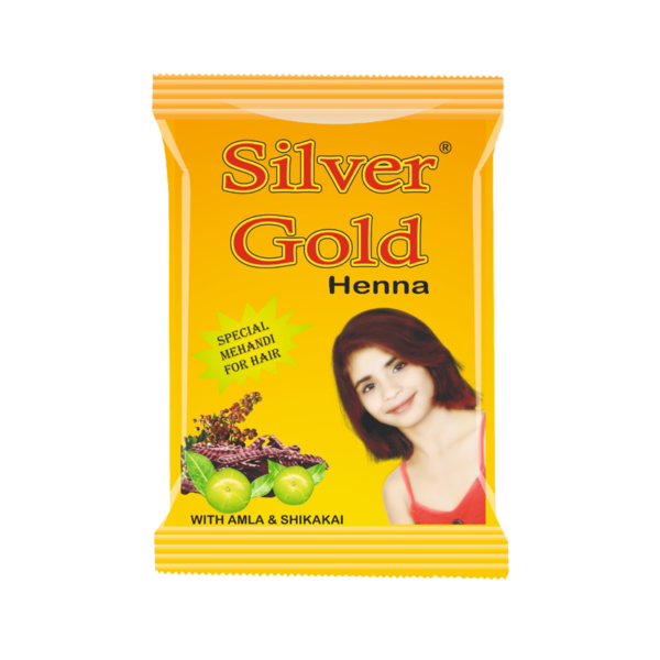 Silver Gold Special Henna For Hair