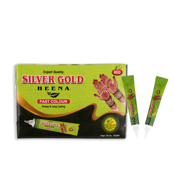 Silver Gold Henna Fast Colour Tube - Image 2