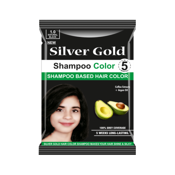 Silver Gold Shampoo Colour - Black