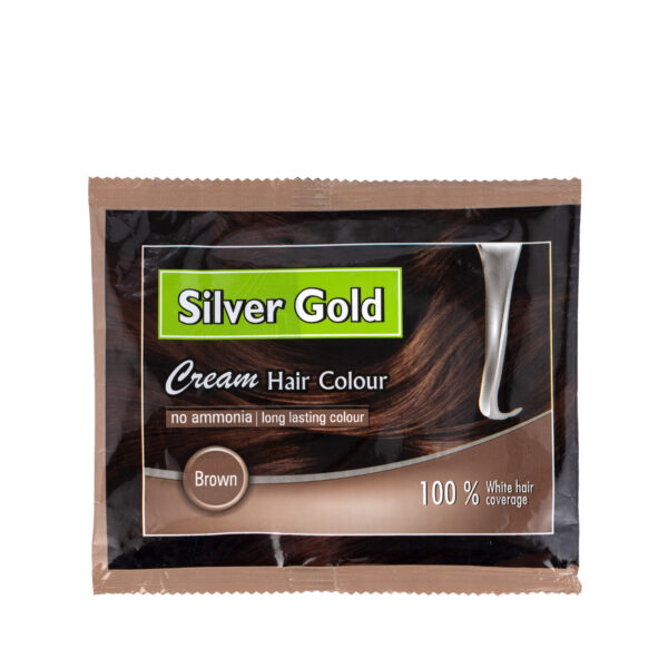 Silver Gold Hair Cream Colour - Brown (Pack of 5) - Image 2