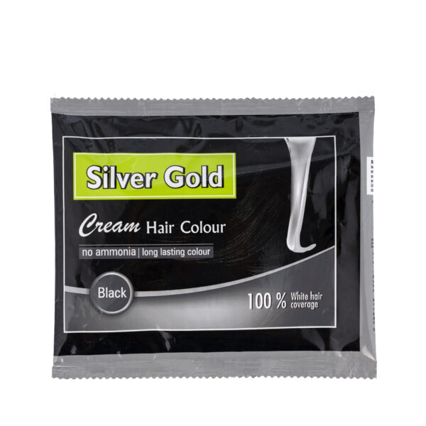 Silver Gold Hair Cream Colour - Black (Pack of 5) - Image 2