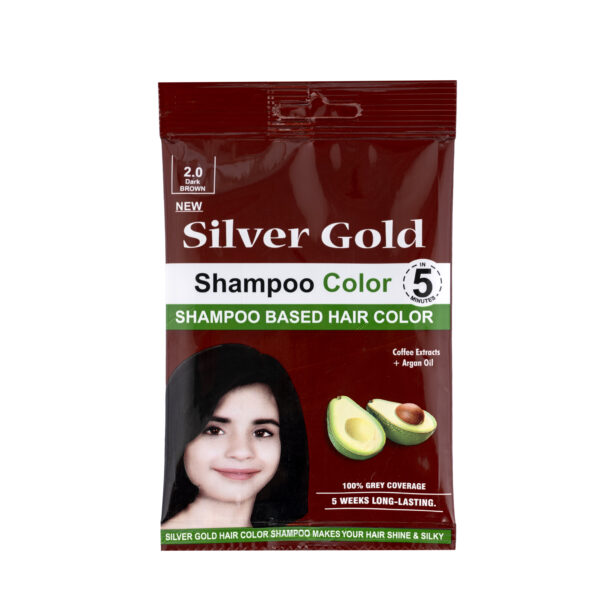 Silver Gold Shampoo Colour - Brown (Pack of 5) - Image 2