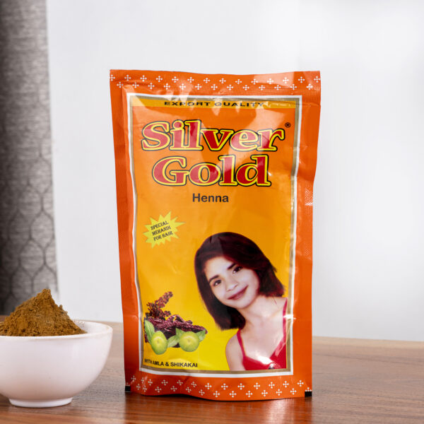 Silver Gold Herbal Hair Henna ( Red 120GM )