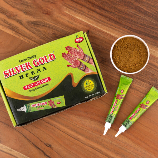 Silver Gold Henna Fast Colour Tube
