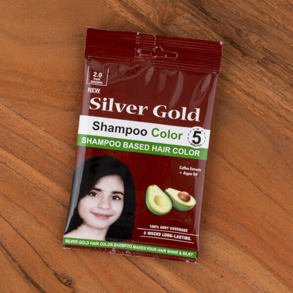 Silver Gold Shampoo Colour - Brown (Pack of 5)