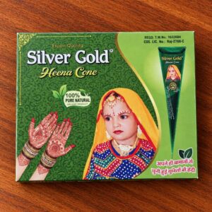 Silver Gold Henna Cone